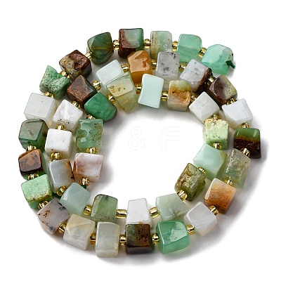 Natural Serpentine Beads Strands G-G053-B21-01-1