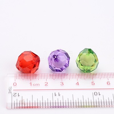 Transparent Acrylic Beads X-TACR-S113-15mm-M-1