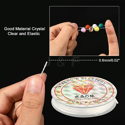 Flat Elastic Crystal String EW-F001-13-1
