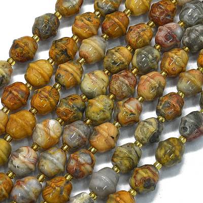Natural Crazy Agate Beads Strands G-K389-D04-01-1