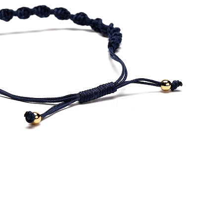 Adjustable Round Natural Gemstone Beads Bracelets for Women or Men BJEW-JB06840-1
