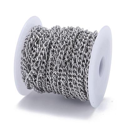 Tarnish Resistant 304 Stainless Steel Figaro Chains CHS-K001-82-1