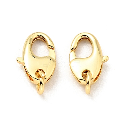 Brass Lobster Claw Clasps KK-G416-24G-1
