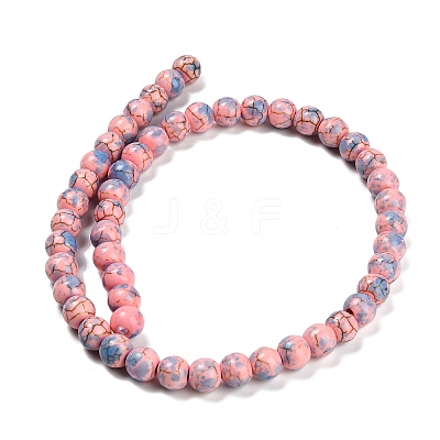 Synthetic Turquoise Beads Strands TURQ-F019-03F-1