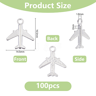 100Pcs Alloy Pendants FIND-DC0007-96S-1