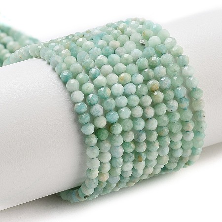 Natural Amazonite Beads Strands G-G161-A02-01-1