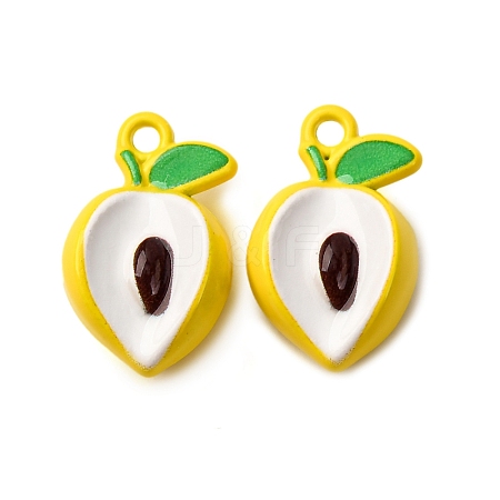 Baking Paint Alloy Pendants FIND-G097-04E-1