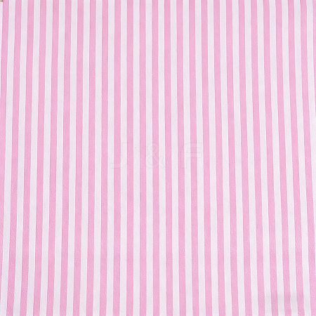 Stripe Cotton Fabric DIY-WH0671-390B-1