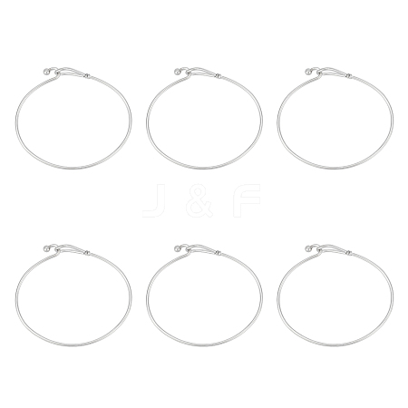 Unicraftale Adjustable Stainless Steel Bangles STAS-UN0009-71-1