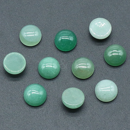 Natural Green Aventurine Cabochons PW-WG51238-02-1