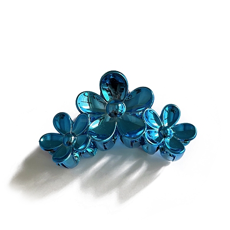 Plastic Flower Claw Hair Clips PW-WG293B8-05-1