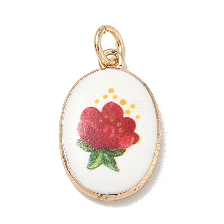 Printed Brass Pendants KK-CBA9B3D-02G-05-1
