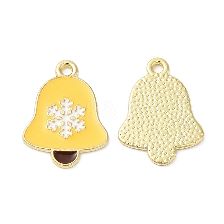 Christmas Alloy Enamel Pendants LS-ENAM-D050-13H-01G-1