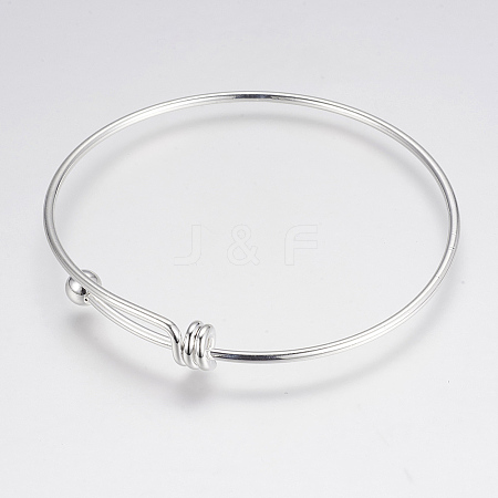 Adjustable Brass Bangles LS-BJEW-P148-03-1