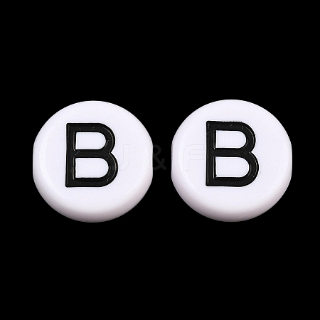 Opaque Acrylic European Beads AC-CBA3BDD-01B-1