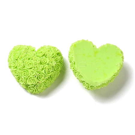 Opaque Resin Cabochons RESI-C024-02E-1