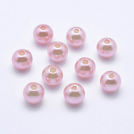 Imitation Pearl Acrylic Beads PL610-23-1