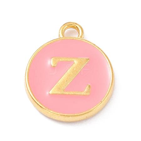 Golden Plated Alloy Enamel Charms ENAM-Q437-14Z-1