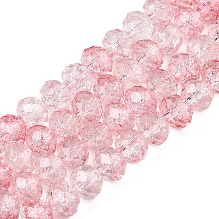 Transparent Glass Beads Strands GLAA-T023-6mm-A08-1