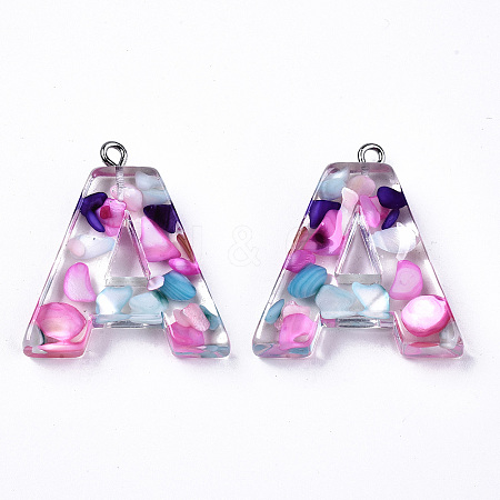 Transparent Epoxy Resin Pendants LS-CRES-S364-001A-1