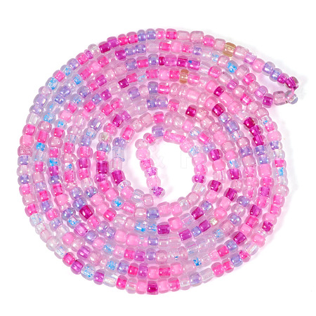 Resin Beads Bracelets BJEW-TAC0080-01A-1