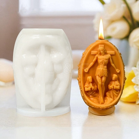 Easter Theme Saint DIY Silicone Candle Molds SIL-F014-03D-1