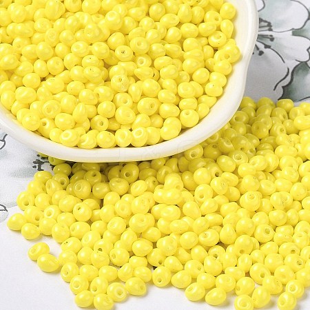 6/0 Opaque Baking Paint Glass Seed Beads X1-SEED-M012-02A-24-1