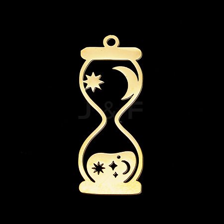 PVD Vacuum Plating 201 Stainless Steel Pendants STAS-T056-LA698-2-1