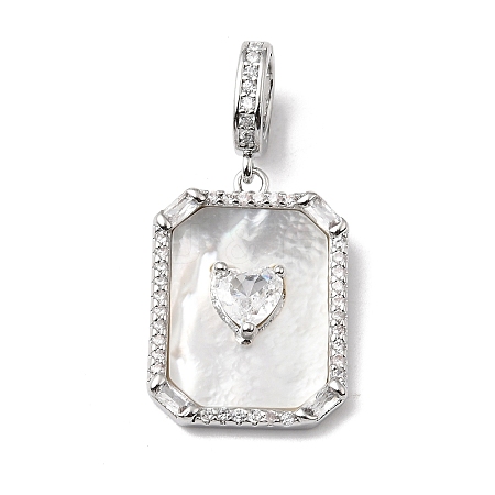 Natural Shell Pendants KK-N290-03P-1