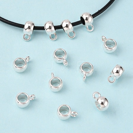 Tibetan Style Alloy Tube Bails LS-TIBEP-LFH251Y-S-FF-1