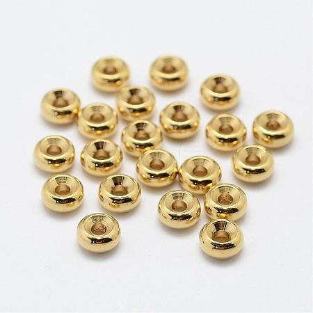 Brass Spacer Beads KK-P095-19-D-1