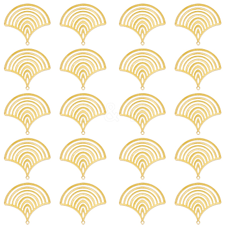 20Pcs Brass Pendants KK-DC0002-24-1