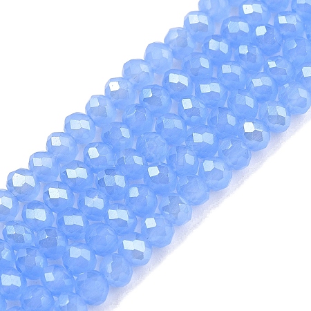 Electroplate Glass Beads Strands EGLA-A044-J3mm-A03-1