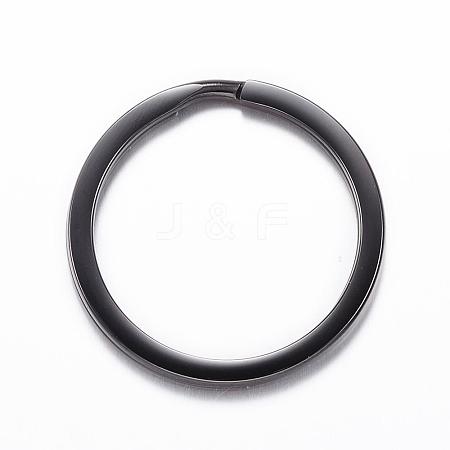 304 Stainless Steel Split Key Rings Ion Plating(IP) STAS-H383-29B-1