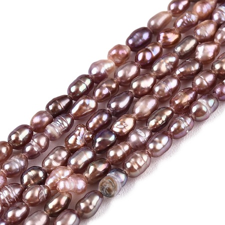 Natural Cultured Freshwater Pearl Beads Strands PEAR-N012-02H-02-1