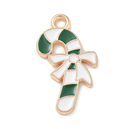 Christmas Theme Alloy Enamel Pendants ENAM-K074-02D-02-1