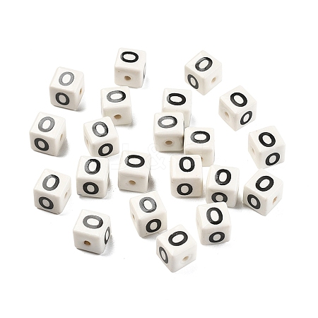 20Pcs Porcelain Beads PORC-FS0001-08O-1