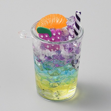Transparent Acrylic Pendants OACR-WH20007-01C-13-1