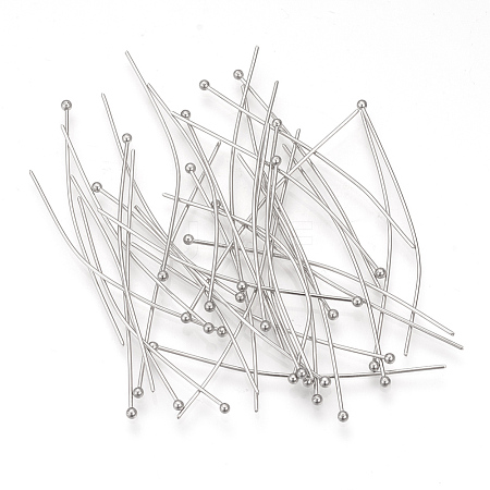 Tarnish Resistant 304 Stainless Steel Ball Head pins STAS-Q218-02C-1