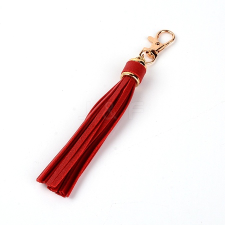 PU Leather Tassel Pendants FIND-WH0075-19F-1