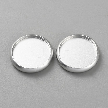 Alloy Cabochon Settings FIND-WH0160-76A-P-1