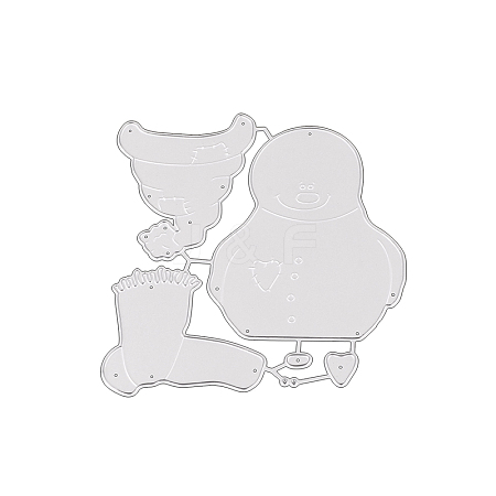 Carbon Steel Cutting Dies Stencils DIY-F032-22-1