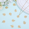 12Pcs Brass Pendants KK-BBC0024-99-4