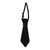Easter Theme Rabbit Egg Glitter Felt Necktie LS-AJEW-C030-01E-2