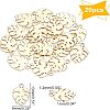 304 Stainless Steel Charms STAS-UN0020-59G-4