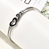 304 Stainless Steel Hinged Bangles for Women BJEW-F474-37P-01-3