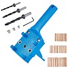 Plastic Woodworking Doweling Jig TOOL-WH0018-71-1