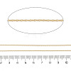 Rack Plating Brass Cable Chains CHC-A010-03G-3