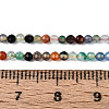Natural Multi-Color Agate Beads Strands G-T143-02-5