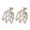 Tarnish Resistant 202 Stainless Steel Hoop Earring EJEW-H003-16P-1